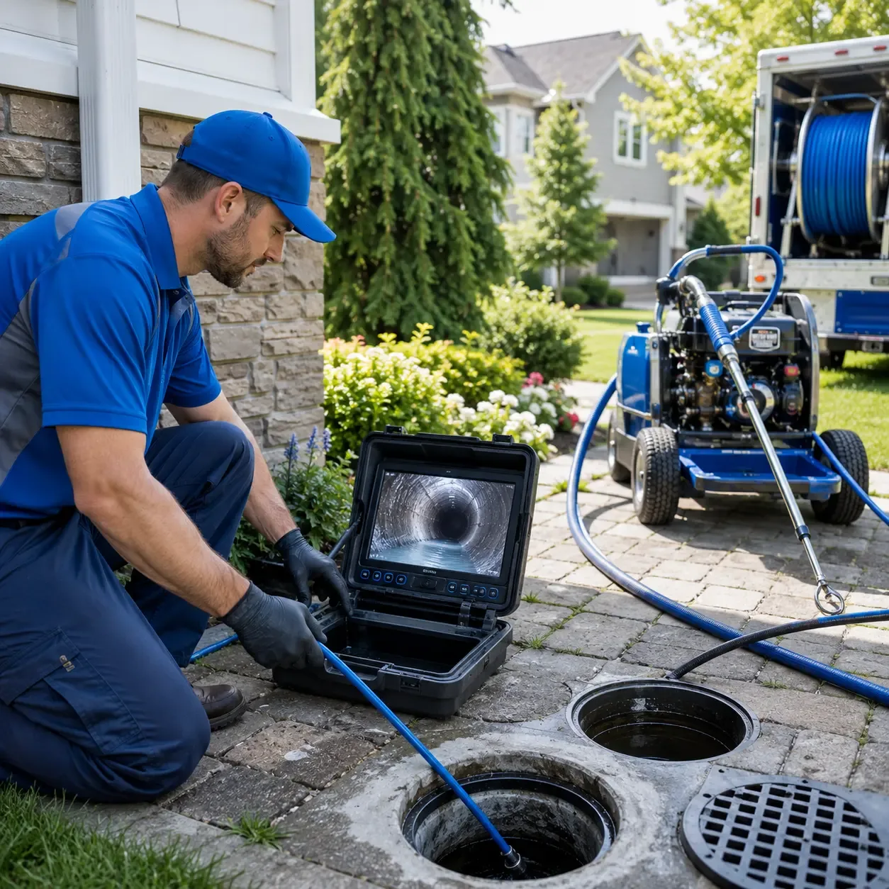 Outdoor drain cleaning professionals serving Minneapolis, NC